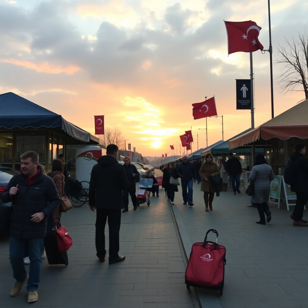Farklı saksı bitkileriyle dolu bir bahçe