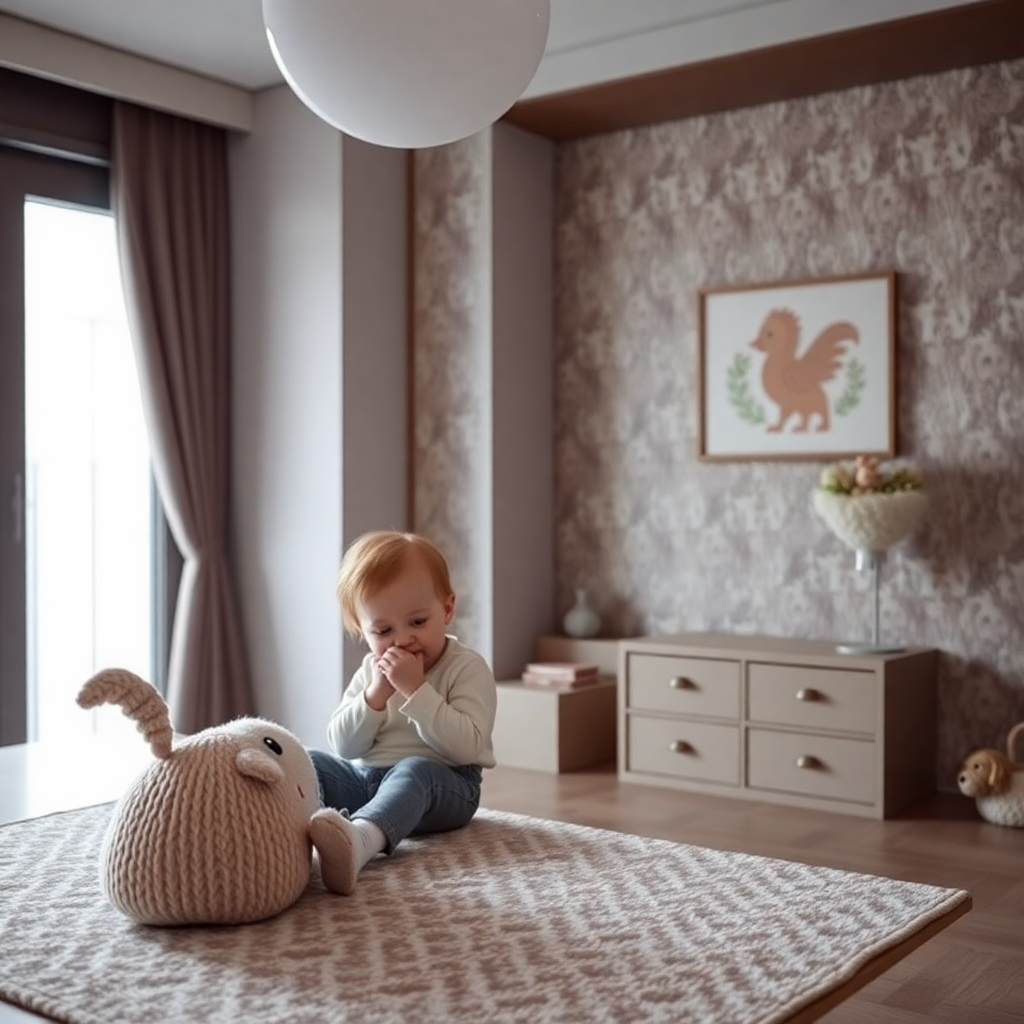Bebek odası güvenliği için düzenleme örneği