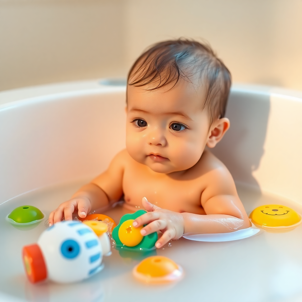 Bebek banyo anı