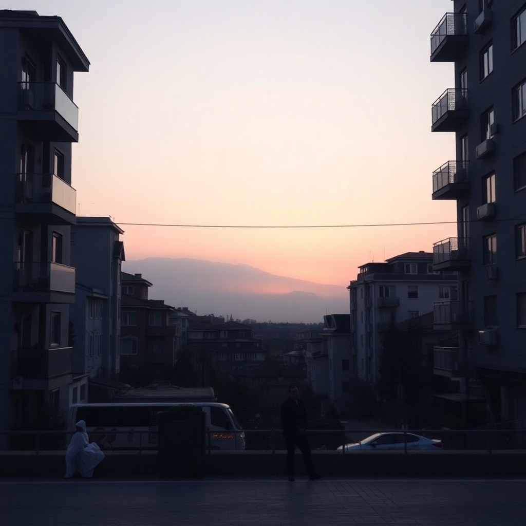 Sakin bir doğa manzarası