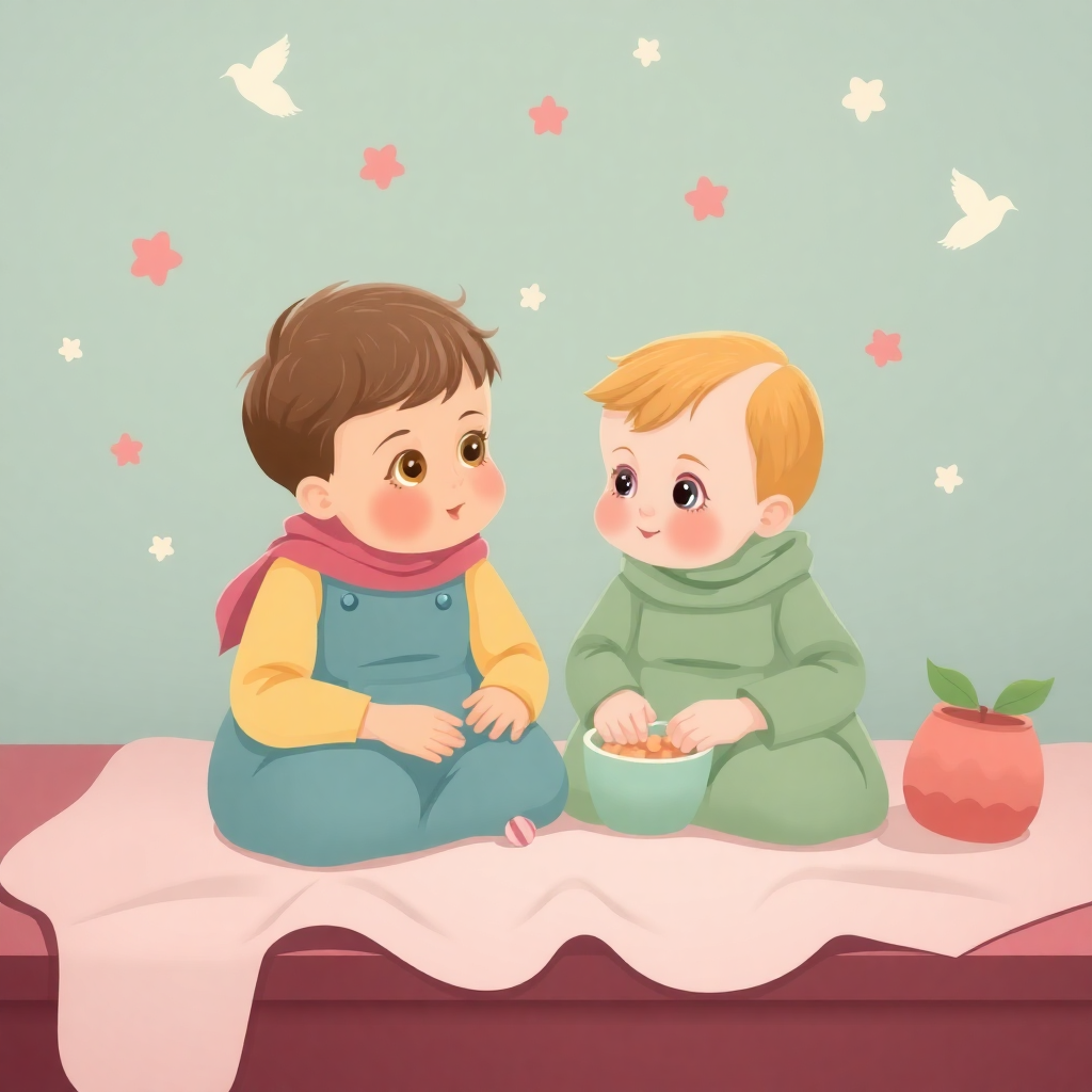 Bebek huzur içinde uyuyor
