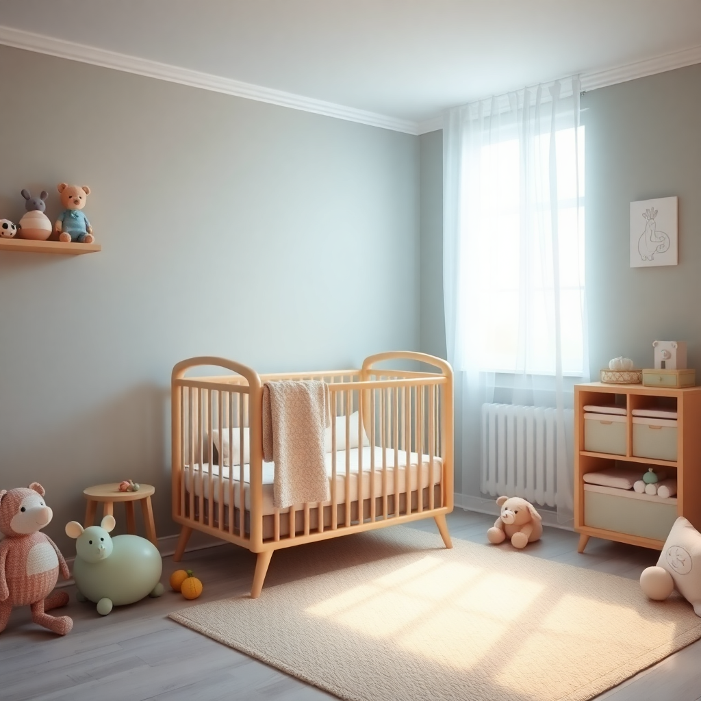 Bebek için huzurlu bir bebek odası