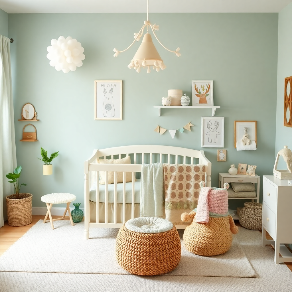 Bütçe dostu bebek ürünleri ve nursery dekorasyonu.