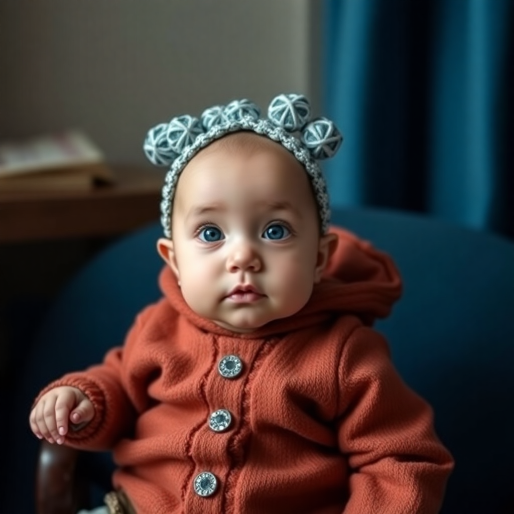 Bebek aksesuarlarının yer aldığı huzur dolu bir bebek odası