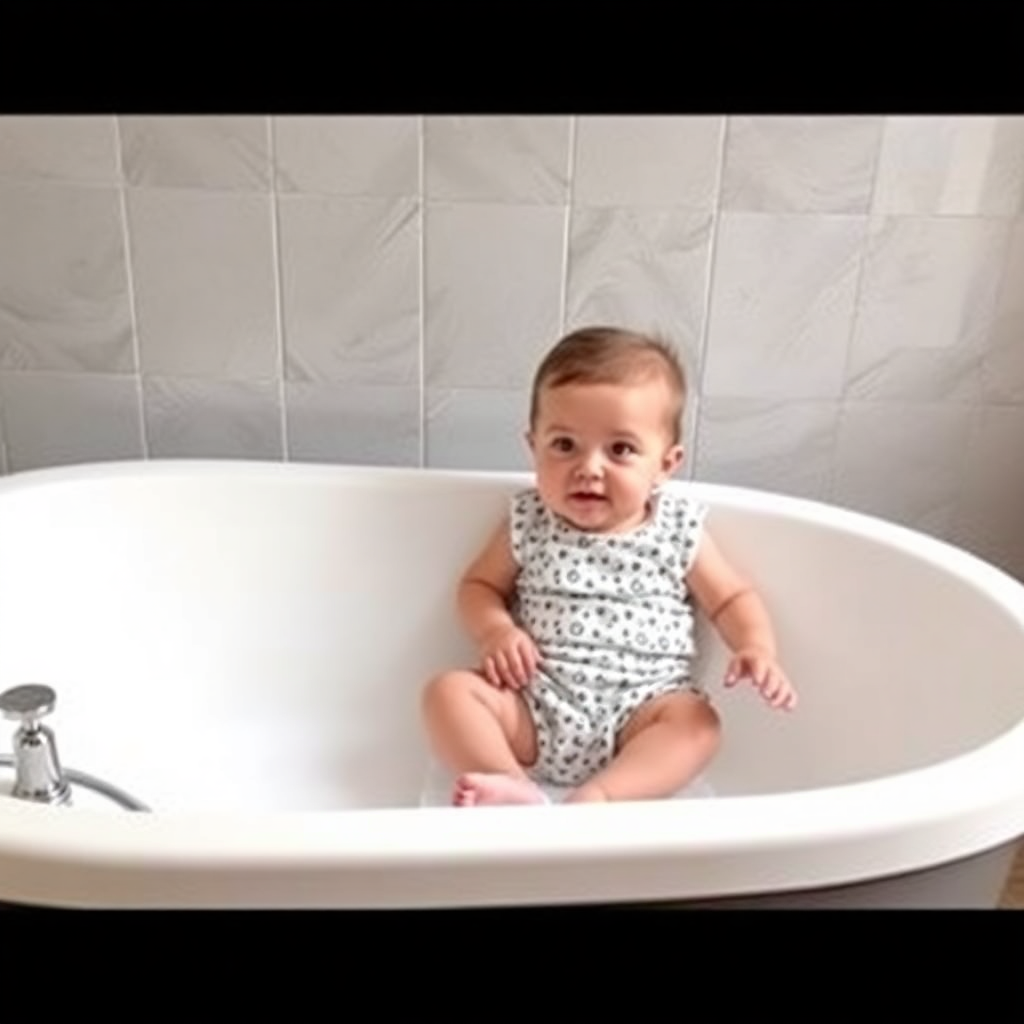 Sağlıklı beslenen bir bebek