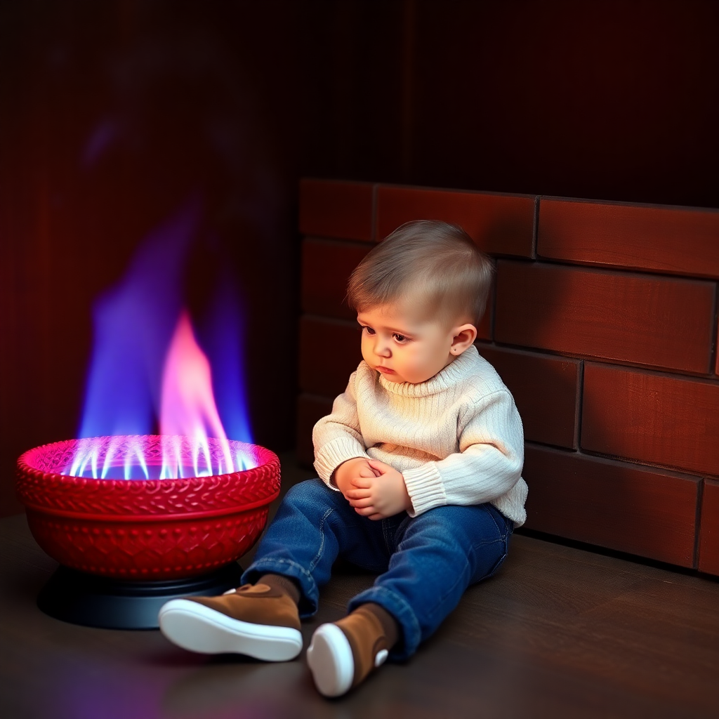 Yeni doğan bir bebeğin gaz sıkışmasından sonrası rahatlama anı