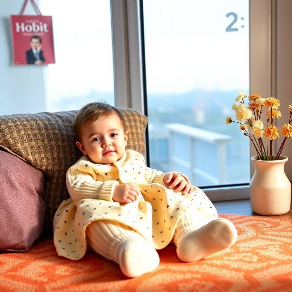 Huzurlu bir bebek odası görüntüsü