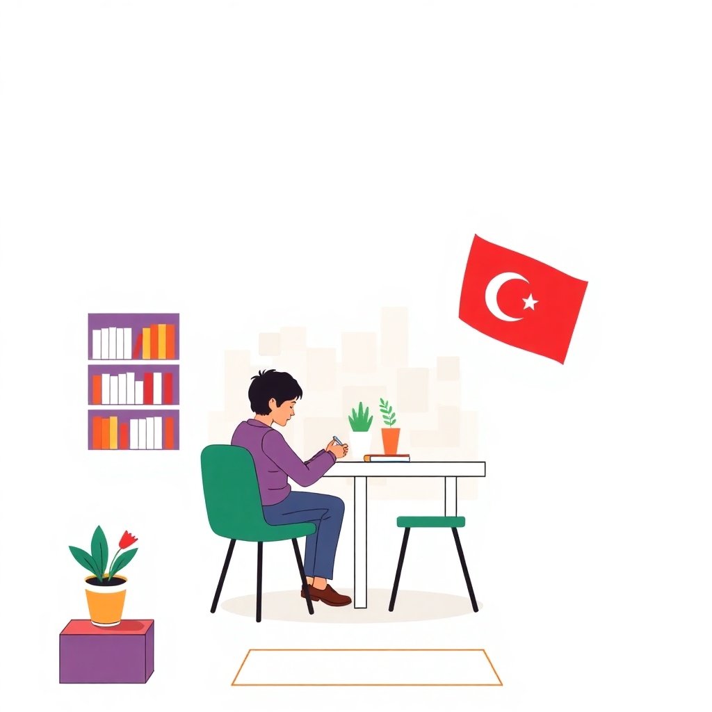 Bir çocuk ve ebeveyni birlikte kitap okuyor.