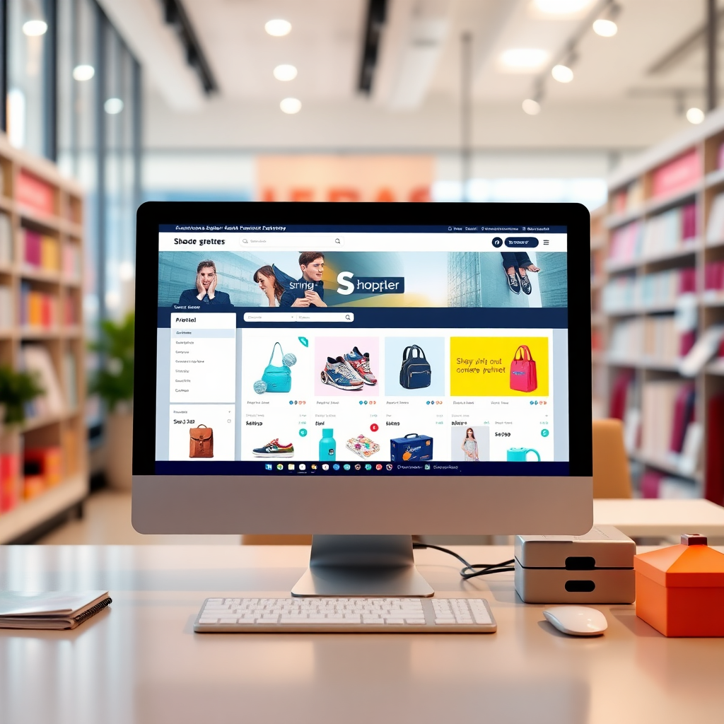 Modern online alışveriş ortamı