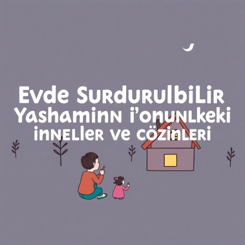 Sürdürülebilir bitkilerle dolu güzel bir ev bahçesi.