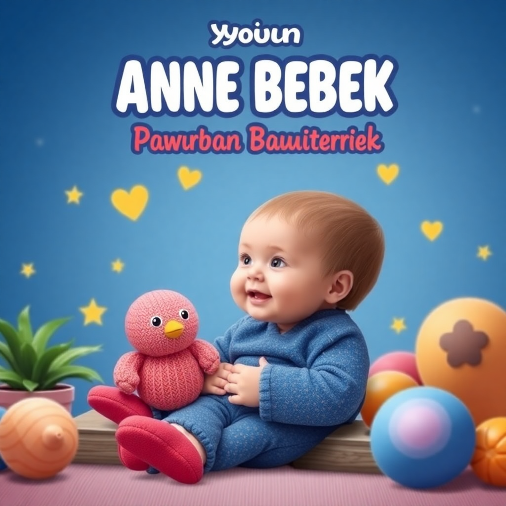 Annenin bebeğiyle evde oyun oynarken