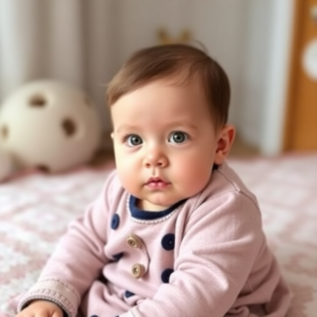 Bebeğin huzurlu bir uyku ortamında uyuduğu an