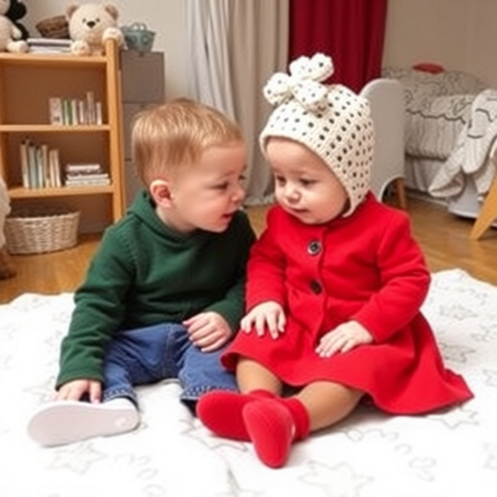 Bebeğe sağlıklı beslenme önerilerini içeren bir yemek masası