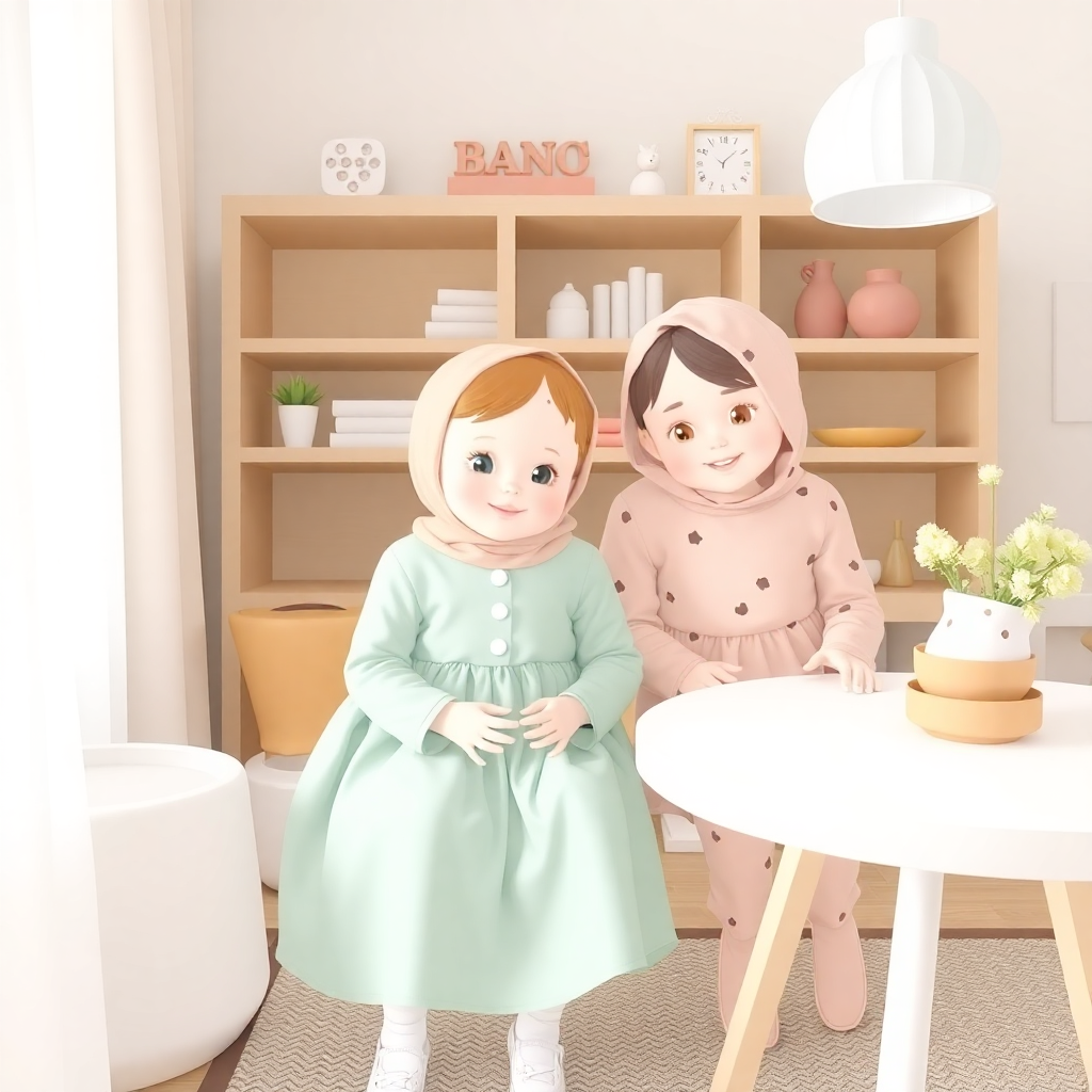Bebek için huzurlu bir bebek odası