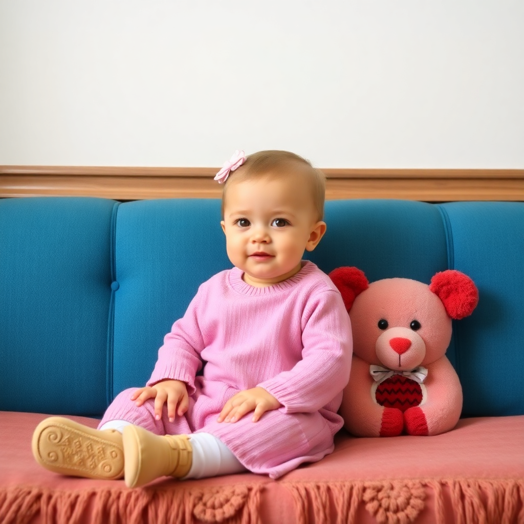 Rahat bir bebek odası ve uykuya dalmış bebek.