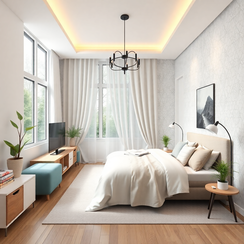 Düzenli bir oturma odası