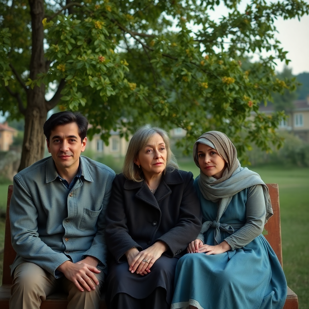 Aile sinema keyfi yapan bir grup