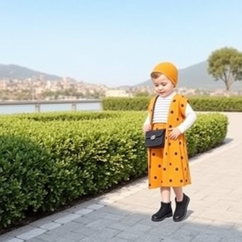 Bebeğin modası için çeşitli giysi ve aksesuarlar