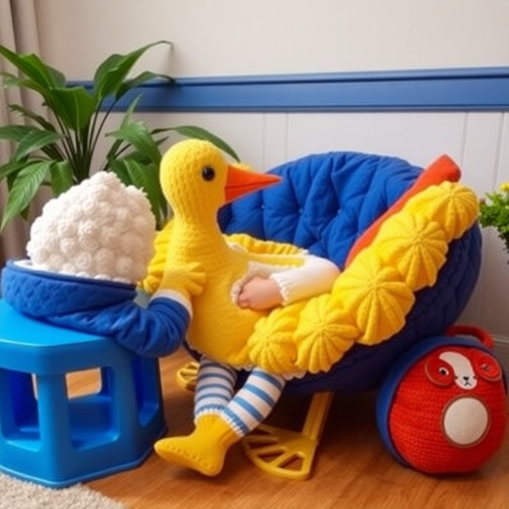 Bütçe dostu bebek ürünlerinin yer aldığı bir bebek odası.