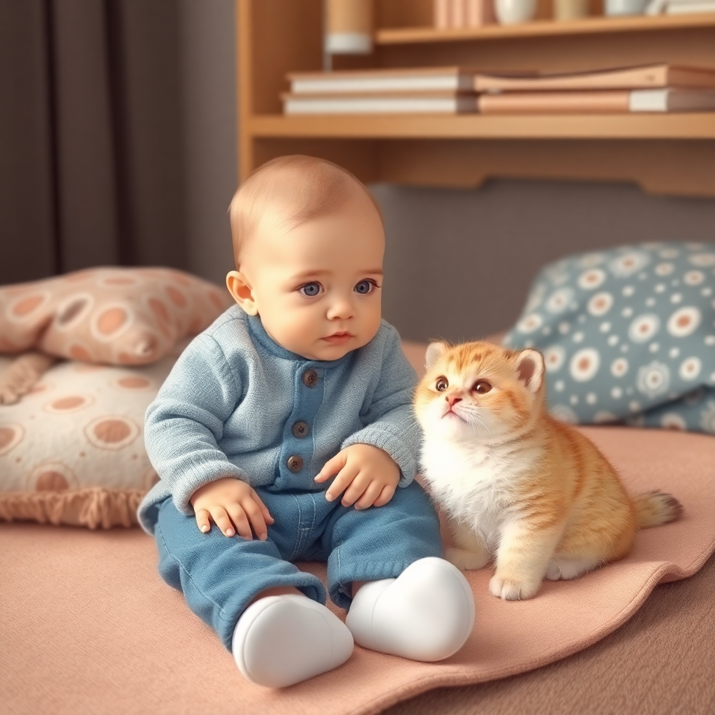Bebeğin huzurlu bir şekilde uyuduğu bir beşik