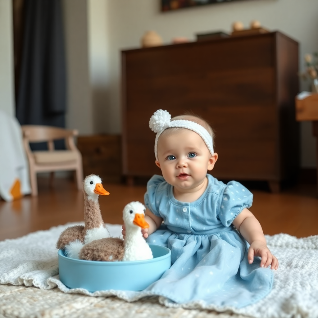 Yeni doğan bebek bakımı hakkında bilgi veren bir makale için görsel
