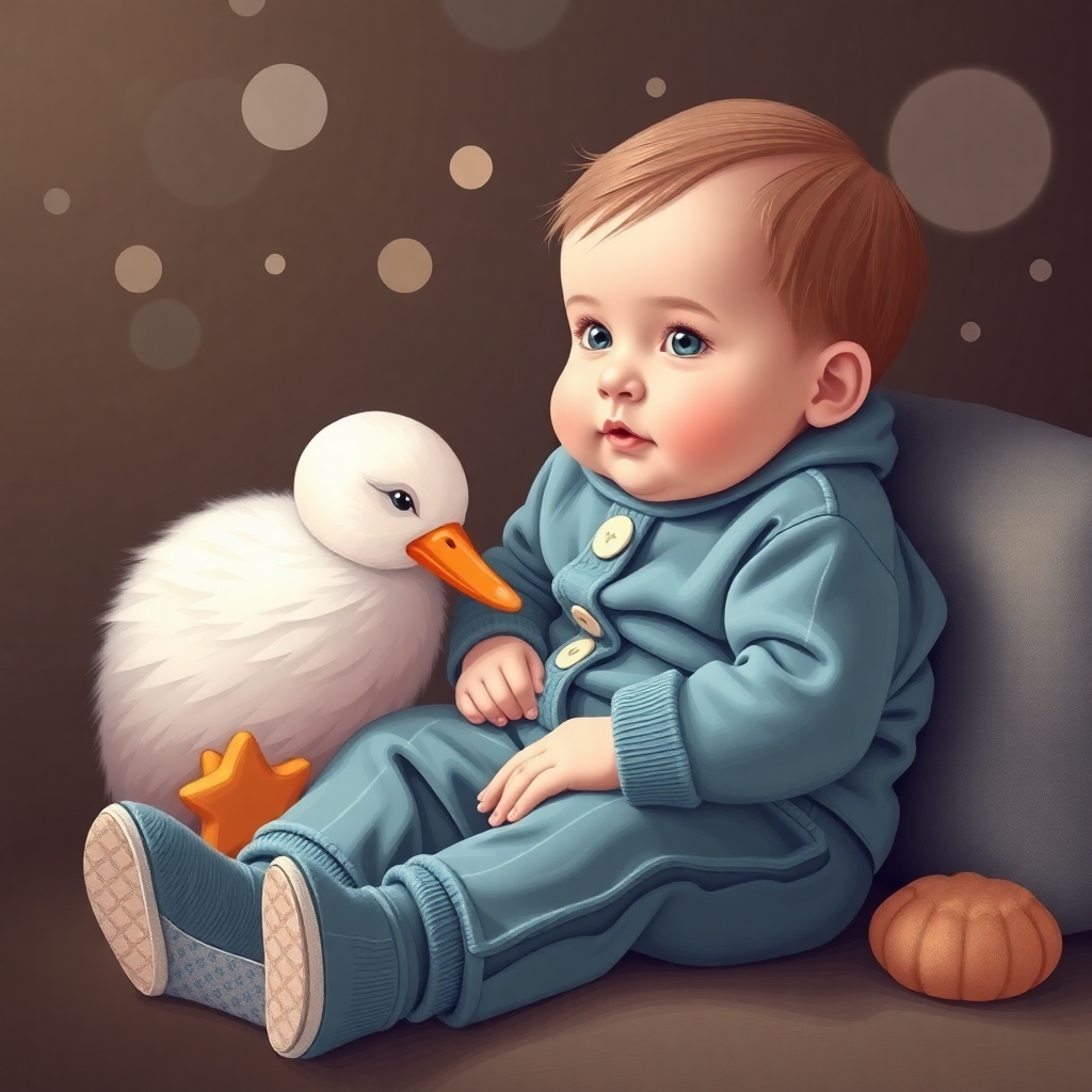 Yeni doğan bebek için ürünlerle dolu bir bebek odası.