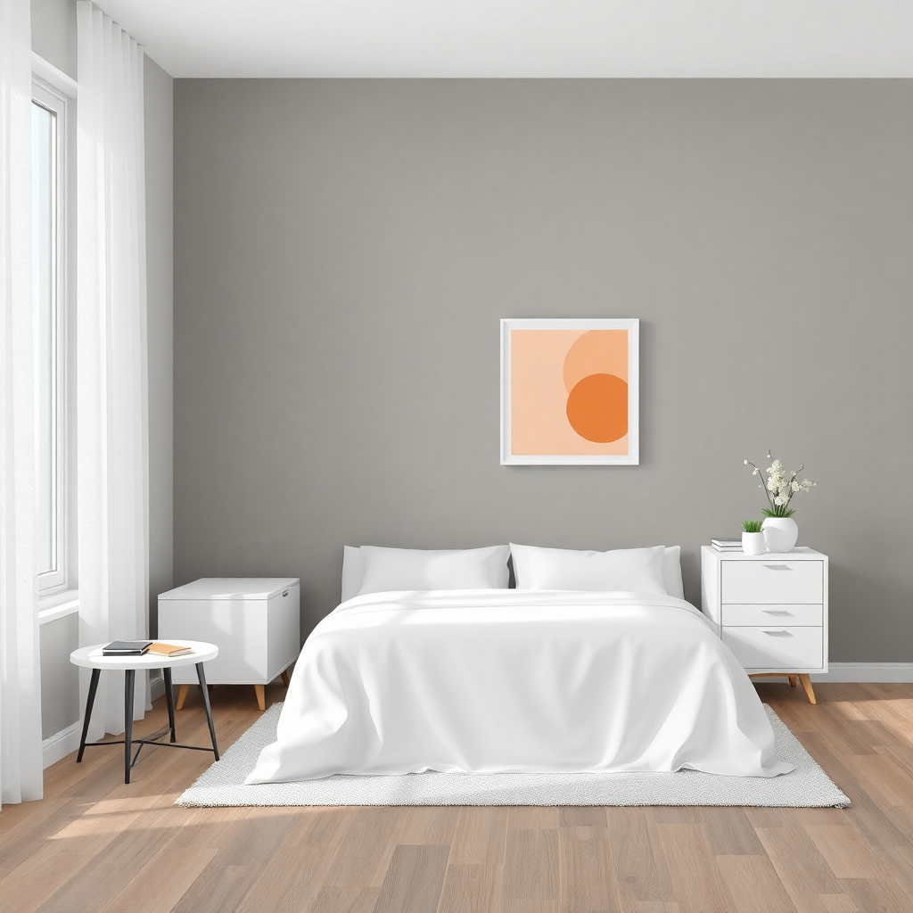 Minimalist bir yaşam alanı