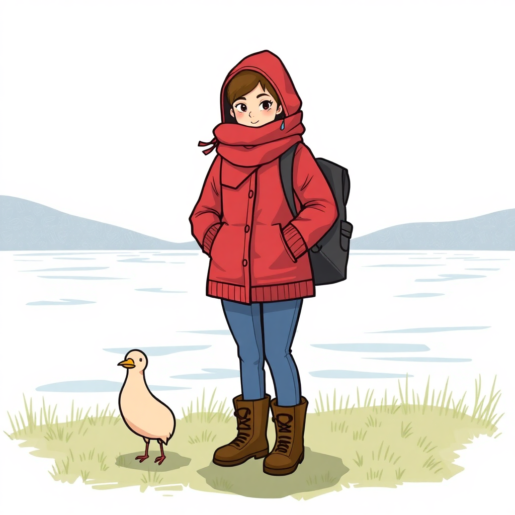 Anne ve bebek doğada huzurlu bir an yaşıyor.